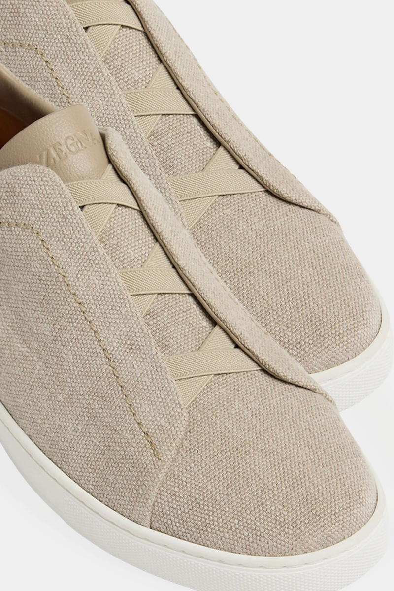 Canvas Triple Stitch Sneakers-Zegna-Boyds Philadelphia