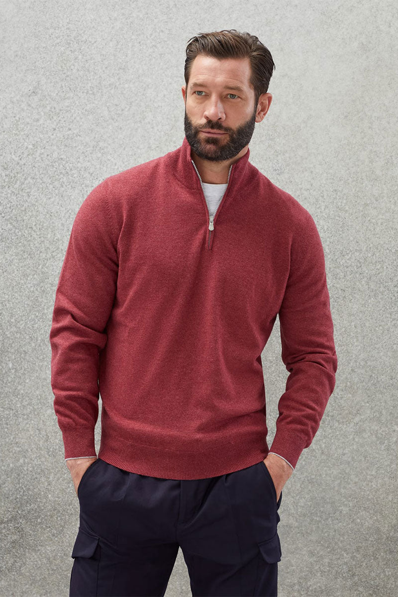 BRUNELLO CUCINELLI: cashmere sweater - Red