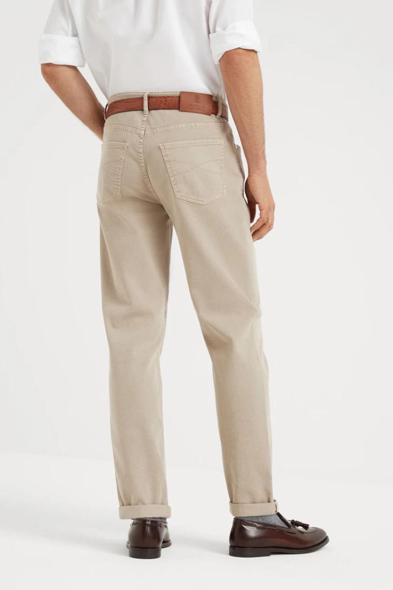 Dyed Denim Trousers-Brunello Cucinelli-Boyds Philadelphia