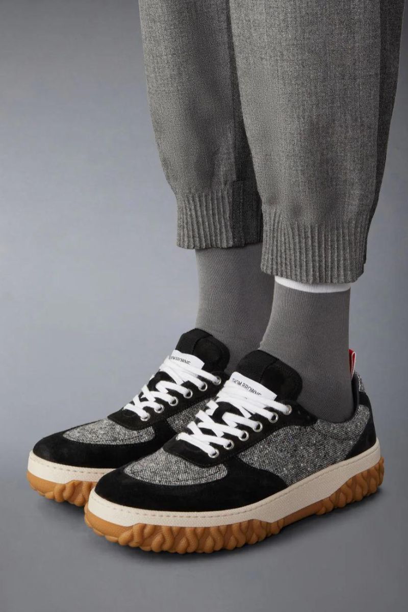 Cable Knit Sole Letterman Trainer-Thom Browne-Boyds Philadelphia