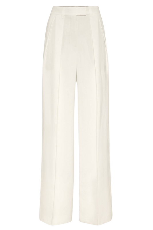 Fluid Twill Sartorial Wide Trousers-Brunello Cucinelli-Boyds Philadelphia