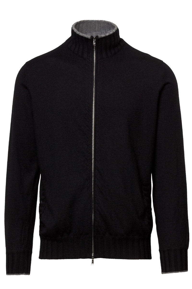 Cashmere Zip Sweater-Fioroni-Boyds Philadelphia