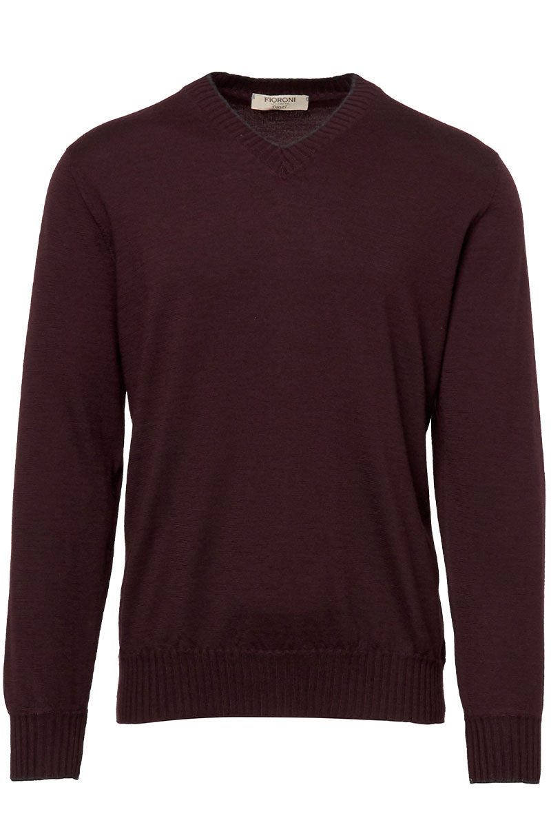 Duvet Cashmere V-Neck Sweater-Fioroni-Boyds Philadelphia