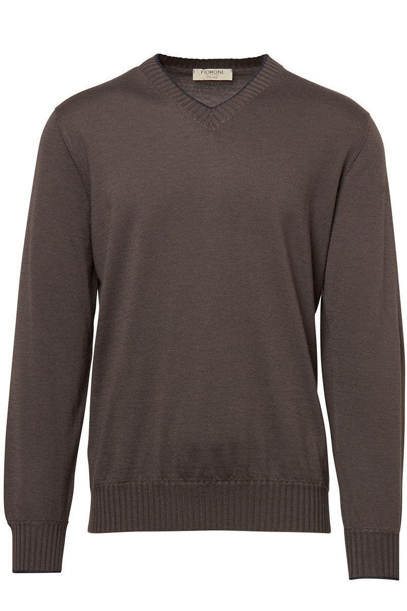 Duvet Cashmere V-Neck Sweater-Fioroni-Boyds Philadelphia