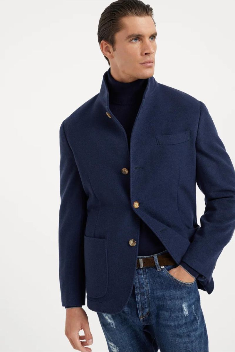 Blazer-Style Outerwear-Brunello Cucinelli-Boyds Philadelphia