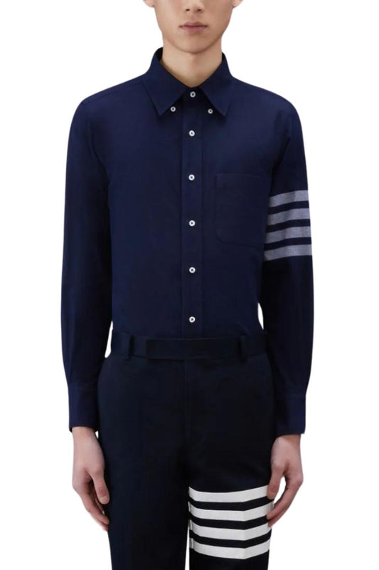 Flannel 4-Bar Shirt-Thom Browne-Boyds Philadelphia