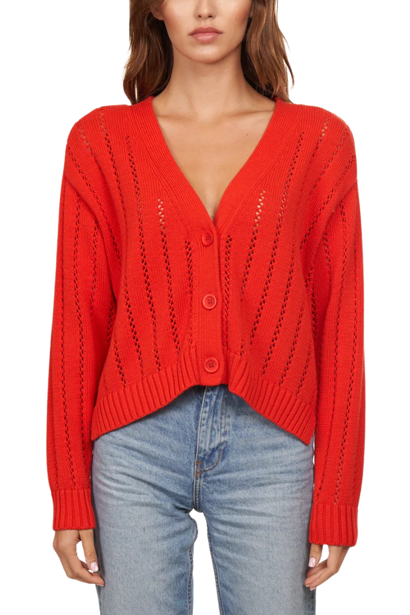 Cropped V-Neck Cardigan-Autumn Cashmere-Boyds Philadelphia