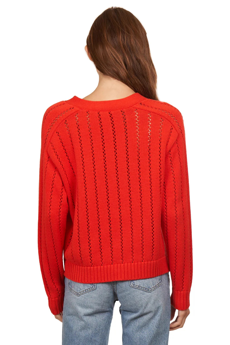 Cropped V-Neck Cardigan-Autumn Cashmere-Boyds Philadelphia