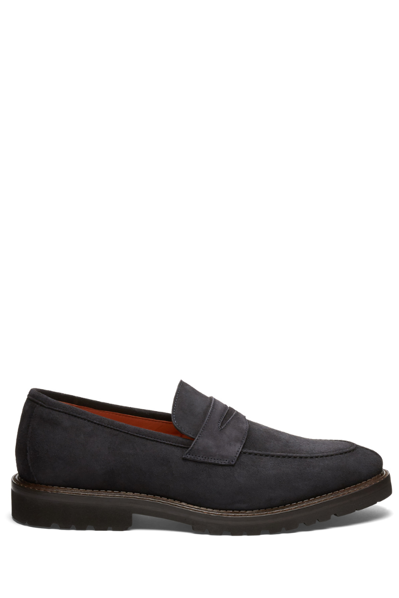 Suede Loafer-Andrea Ventura Firenze-Boyds Philadelphia