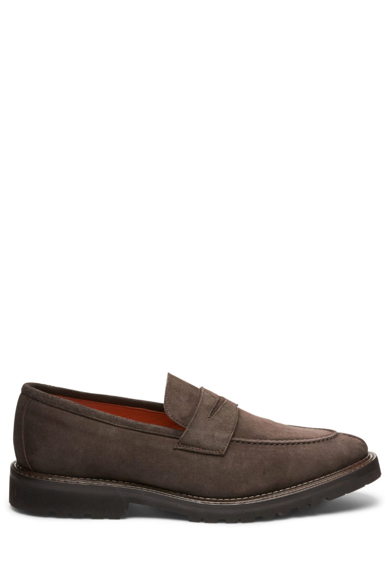 Suede Loafer-Andrea Ventura Firenze-Boyds Philadelphia