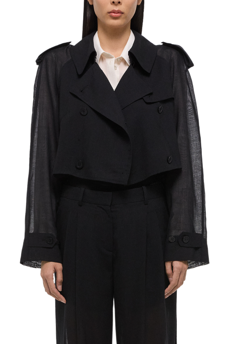 Cropped Trench Coat-Helmut Lang-Boyds Philadelphia