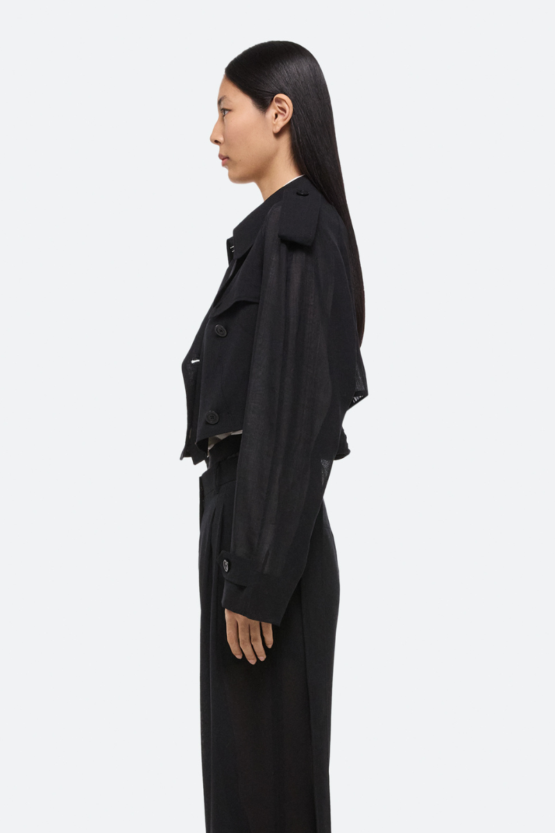 Cropped Trench Coat-Helmut Lang-Boyds Philadelphia