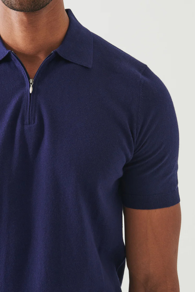 Quarter Zip Polo-Patrick Assaraf-Boyds Philadelphia