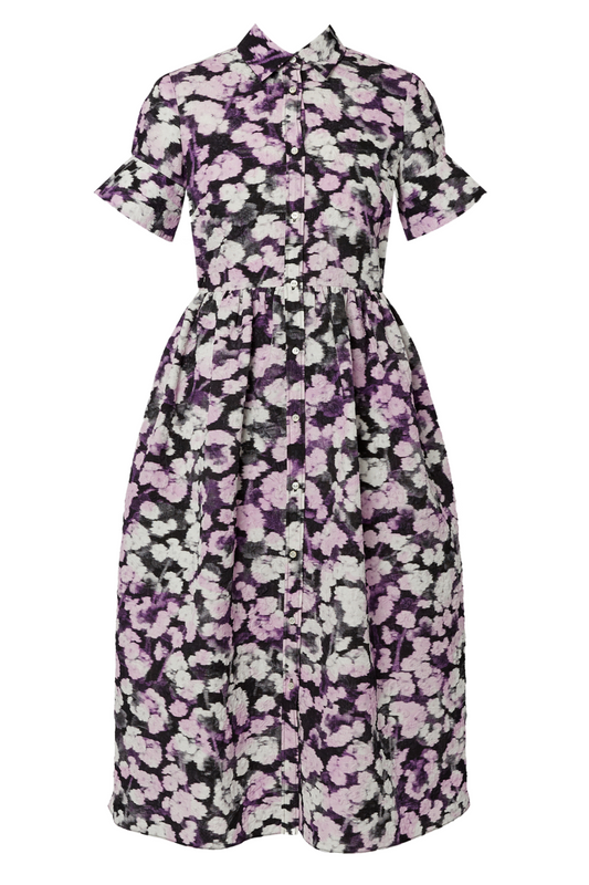 Havelock Blossom Shirt Dress-ERDEM-Boyds Philadelphia