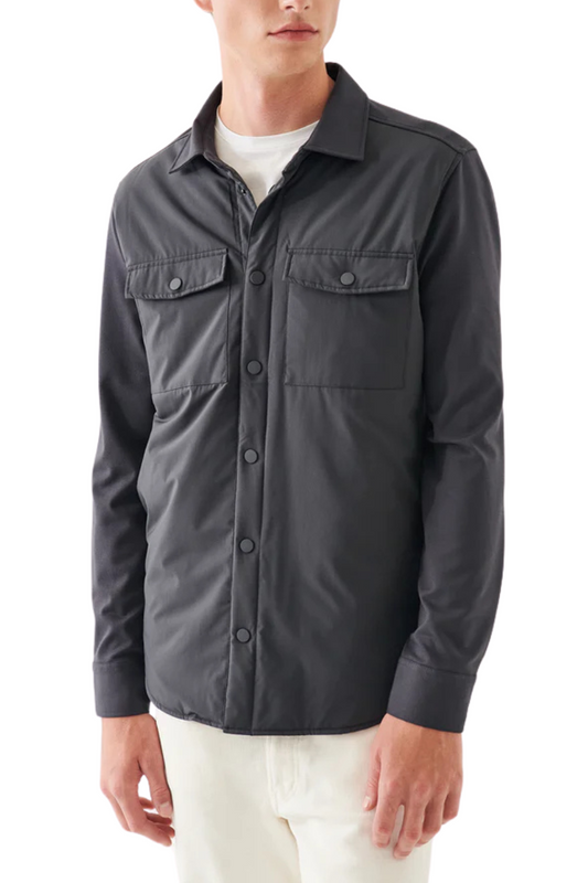 Active Padded Shirt Jacket-Patrick Assaraf-Boyds Philadelphia