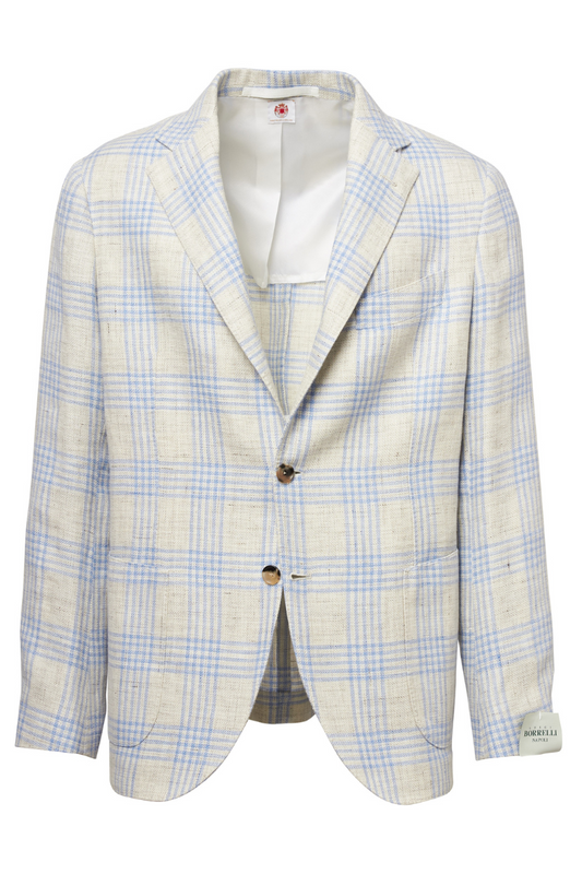 Procida Plaid Jacket-Luigi Borrelli-Boyds Philadelphia