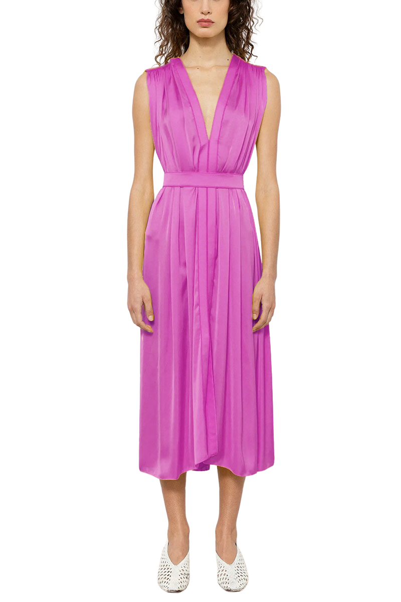 Belted Midi Dress-Maison Rabih Kayrouz-Boyds Philadelphia