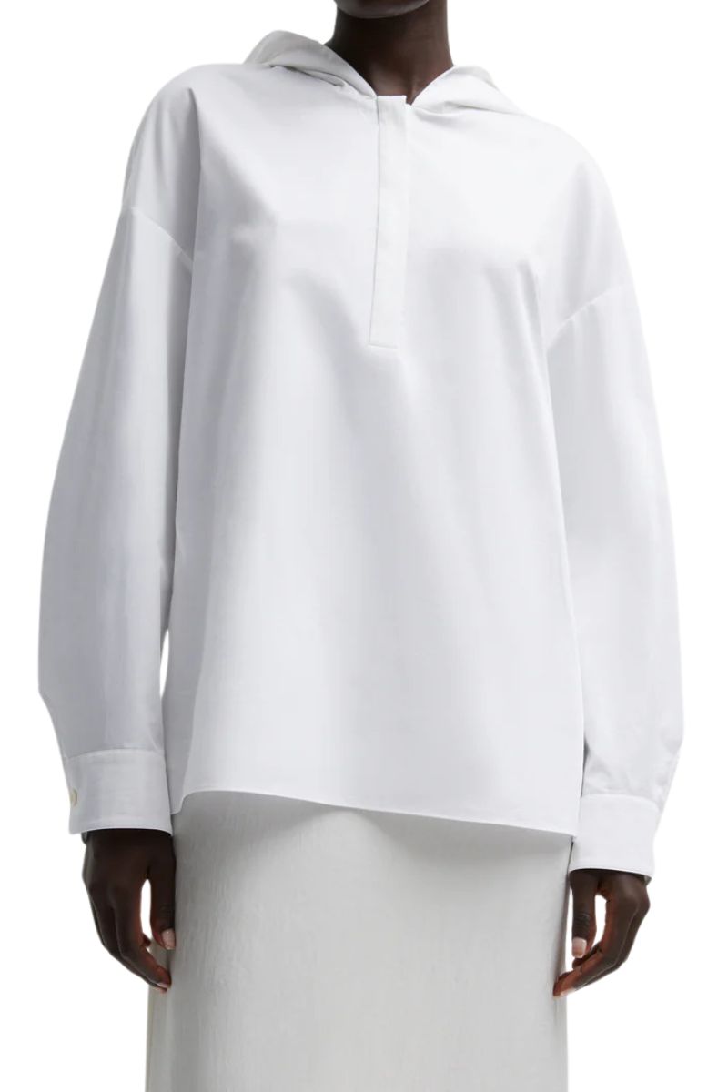 Eco Poplin Hooded Shirt-Tibi-Boyds Philadelphia