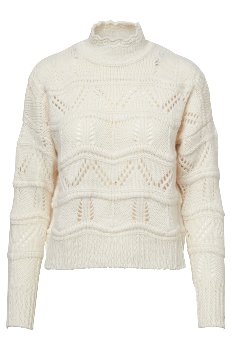 Chunky Wavy Pointelle Sweater-Autumn Cashmere-Boyds Philadelphia