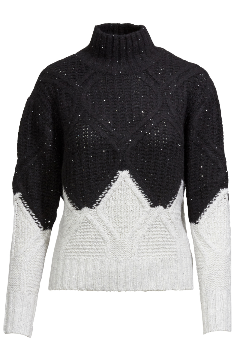 Two-Tone Diamond Sweater-Autumn Cashmere-Boyds Philadelphia