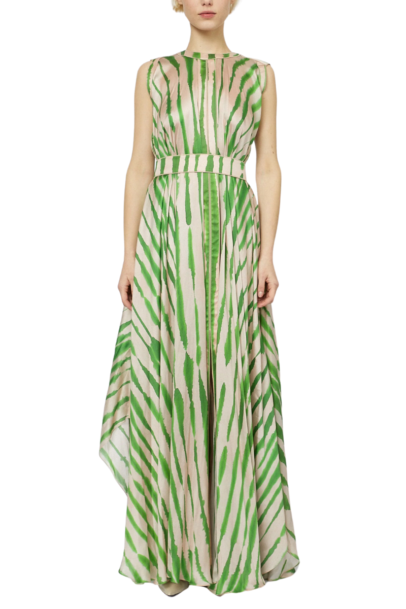 Rorschach Print Long Dress-Maison Rabih Kayrouz-Boyds Philadelphia