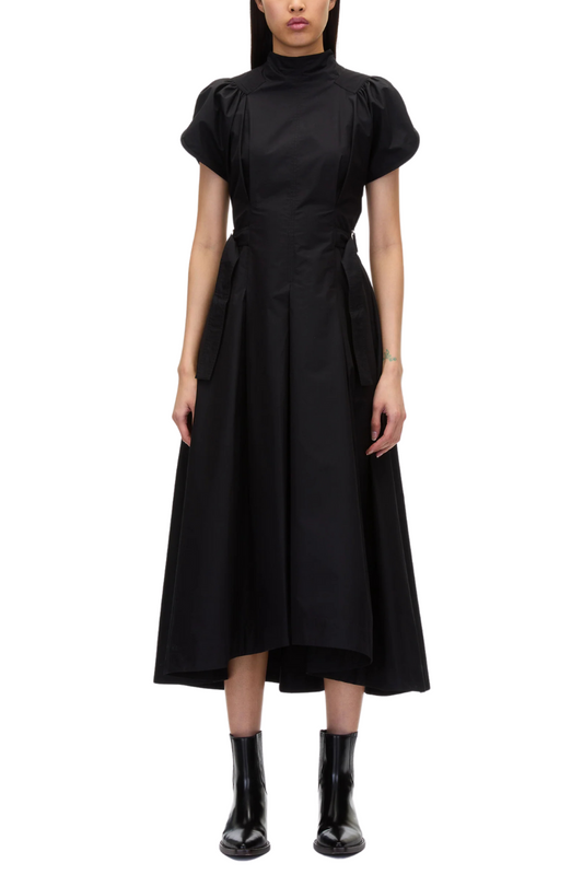 Puff Sleeve Poplin Flare Dress-3.1 Phillip Lim-Boyds Philadelphia