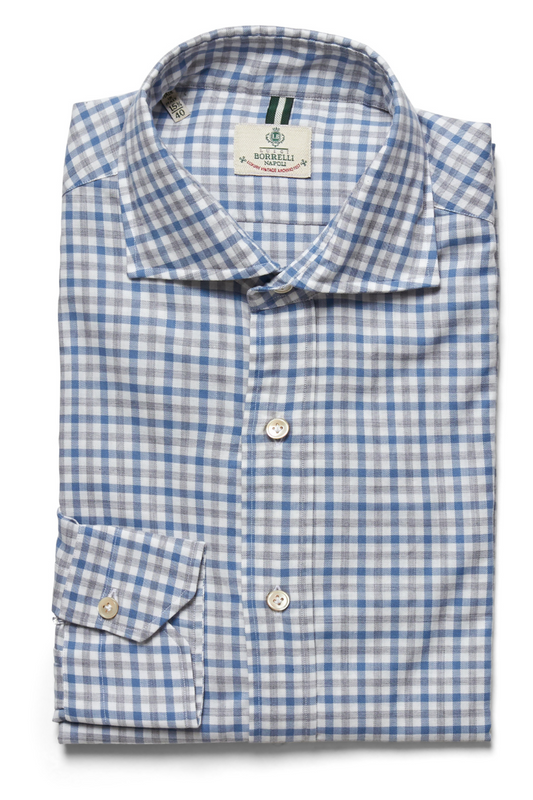 Check Shirt-Luigi Borrelli-Boyds Philadelphia