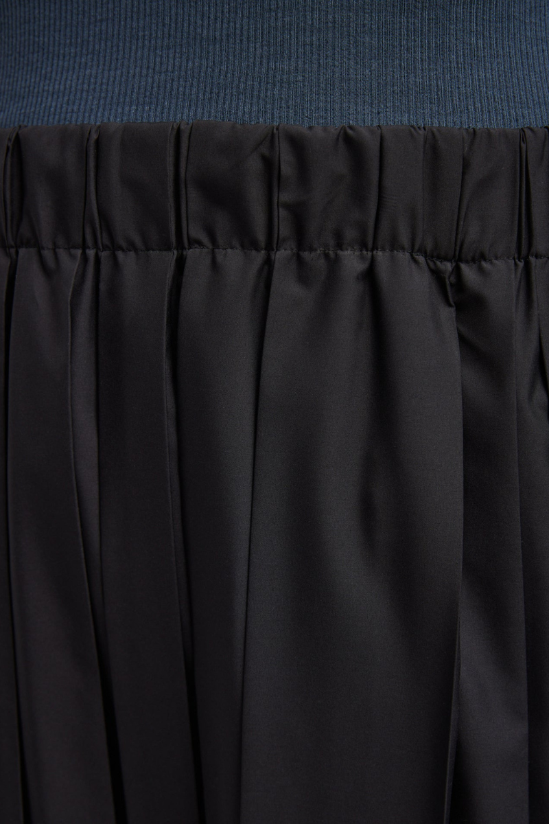 Nylon Pleated Pull On Skirt-Tibi-Boyds Philadelphia