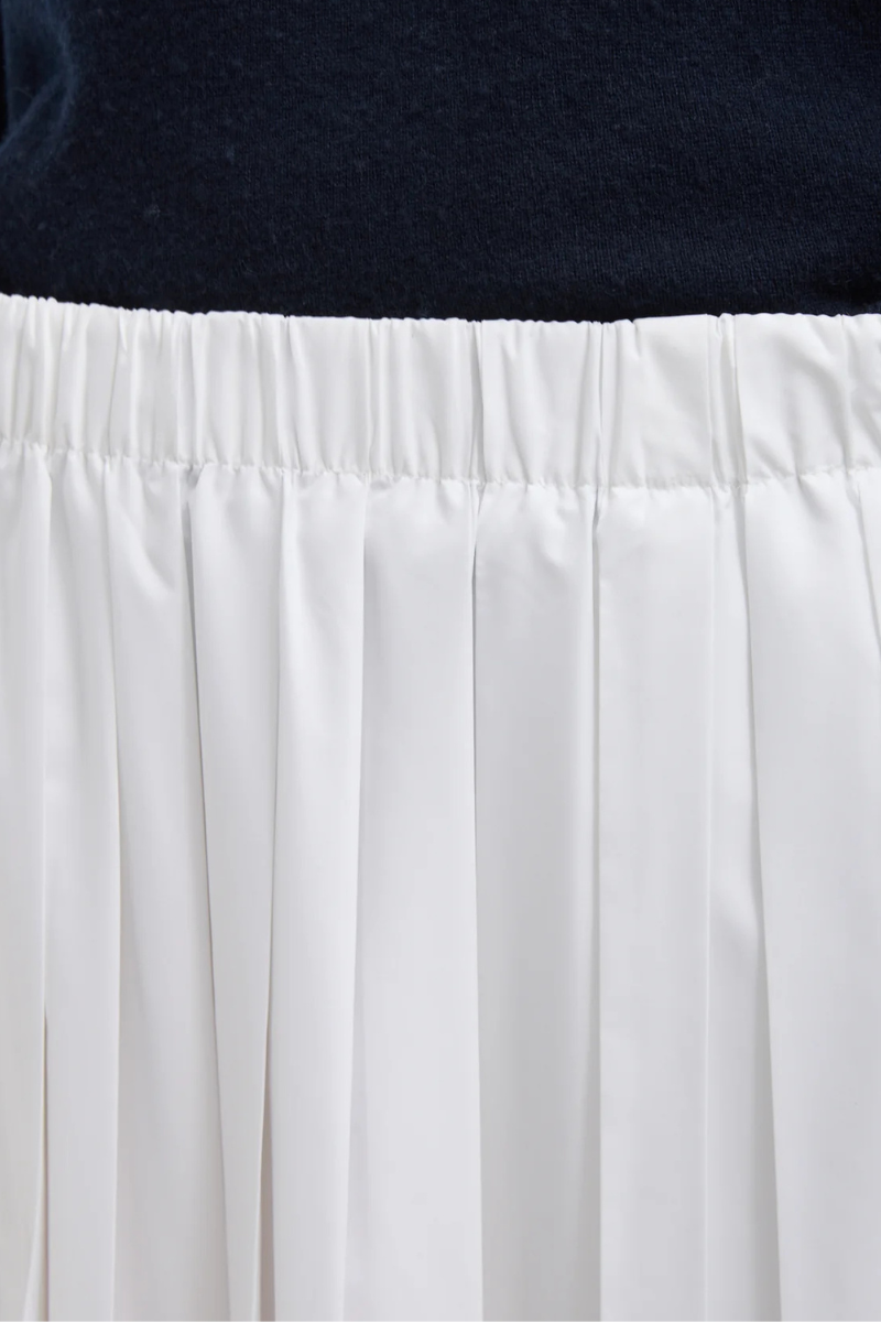 Nylon Pleated Pull On Skirt-Tibi-Boyds Philadelphia