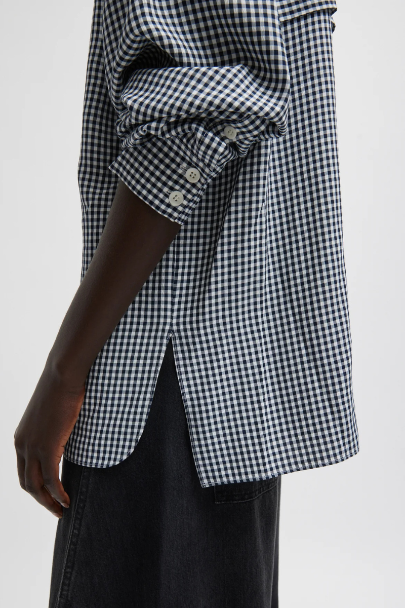 Gingham Oversized Shirt-Tibi-Boyds Philadelphia