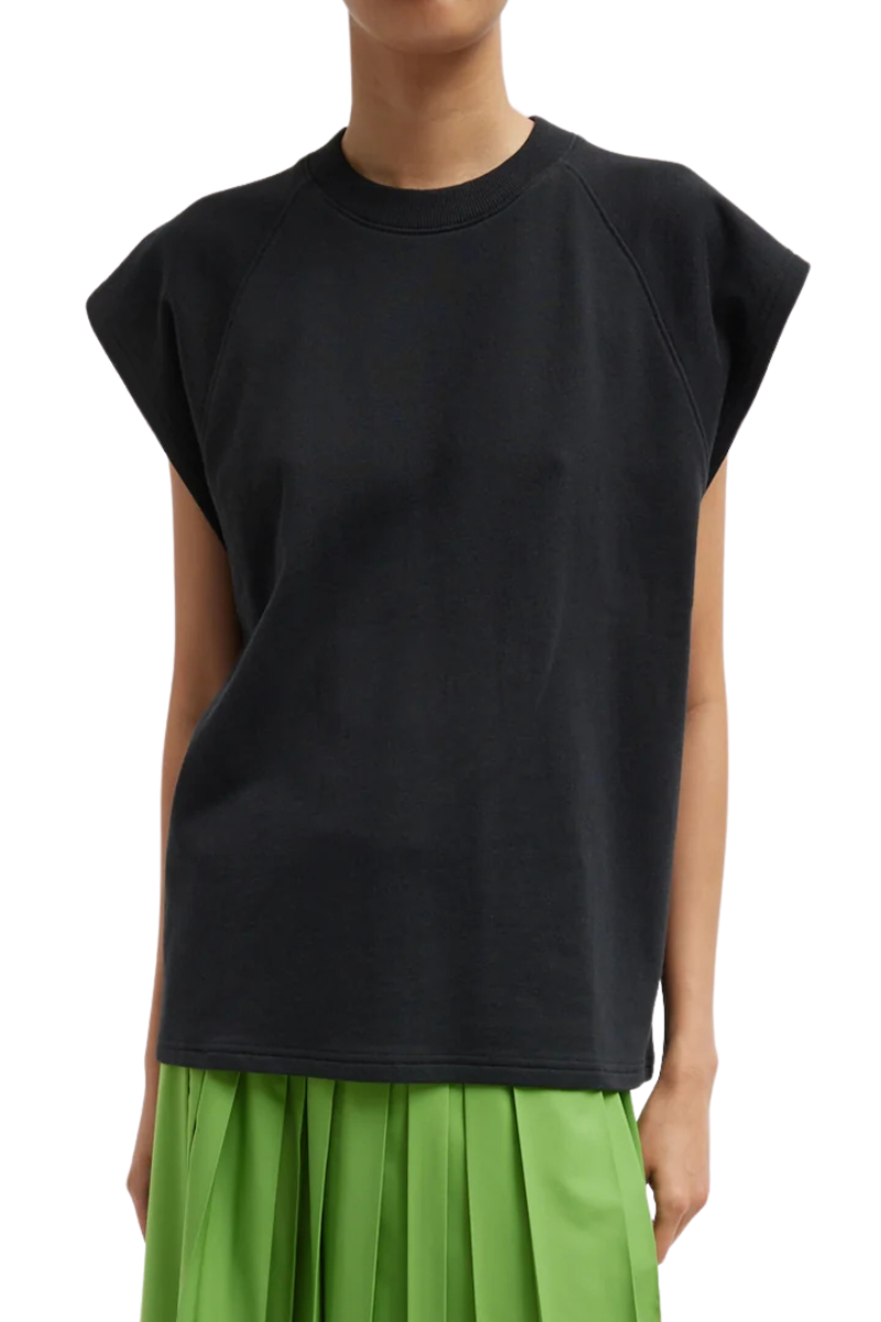 Sweatshirting Sleeveless Easy Top-Tibi-Boyds Philadelphia