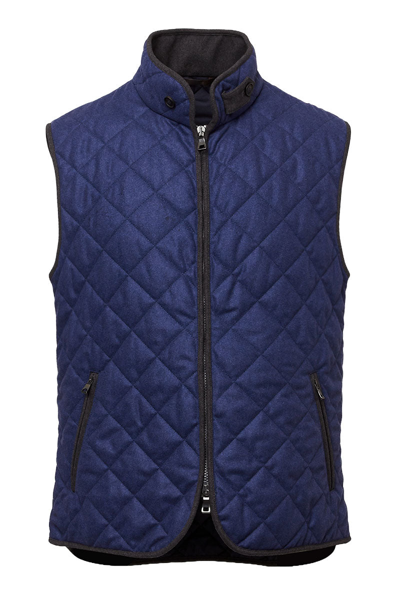 Flannel Quilted Vest-Waterville-Boyds Philadelphia