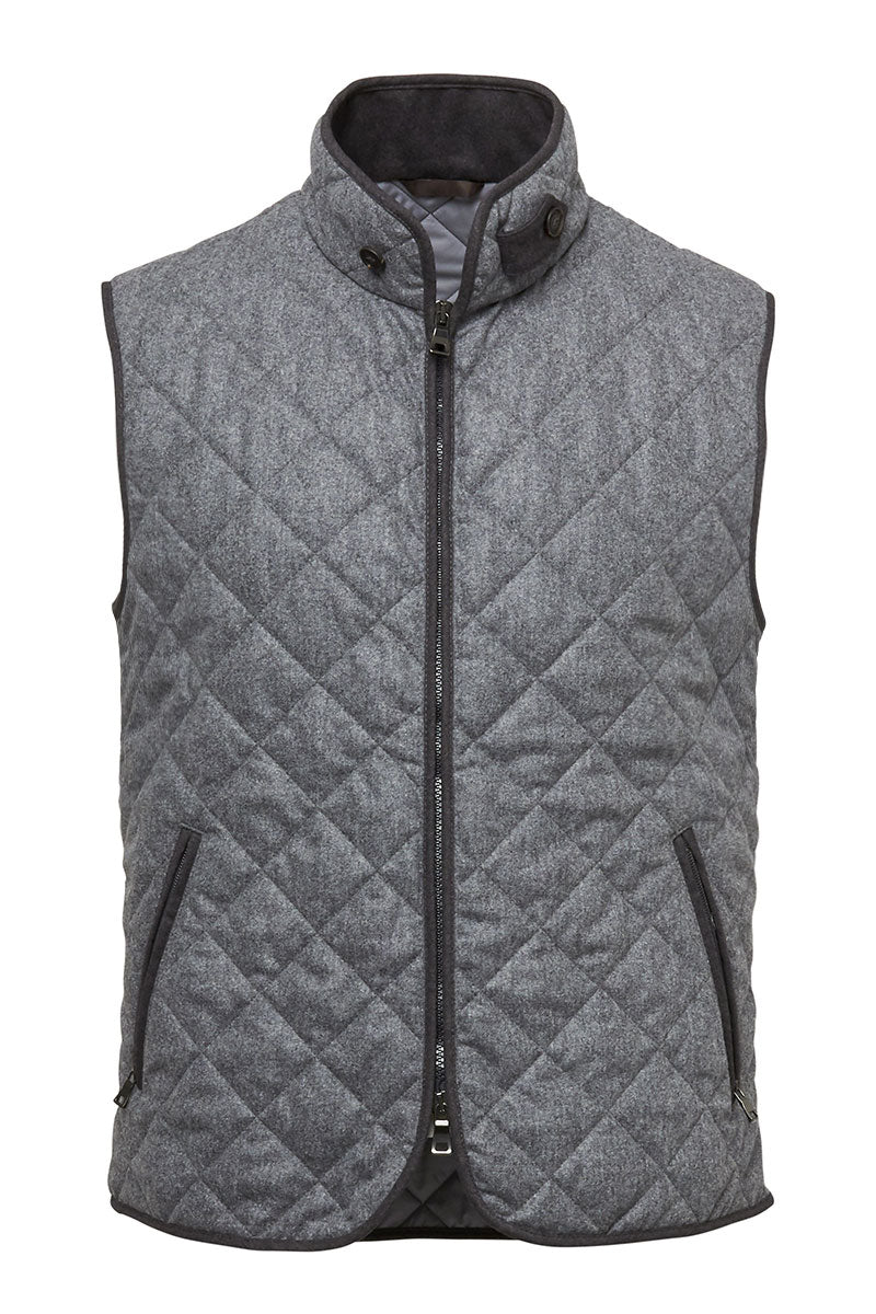 Flannel Quilted Vest-Waterville-Boyds Philadelphia