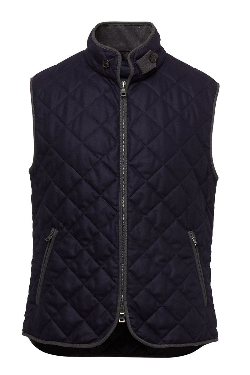 Flannel Quilted Vest-Waterville-Boyds Philadelphia