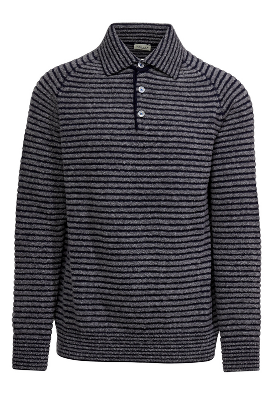 Lake Striped Polo Sweater-Gallia-Boyds Philadelphia