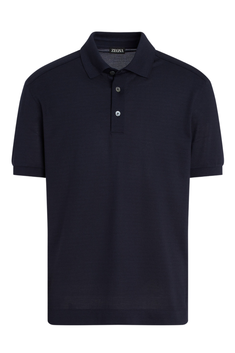 Cotton Silk Polo-Zegna-Boyds Philadelphia