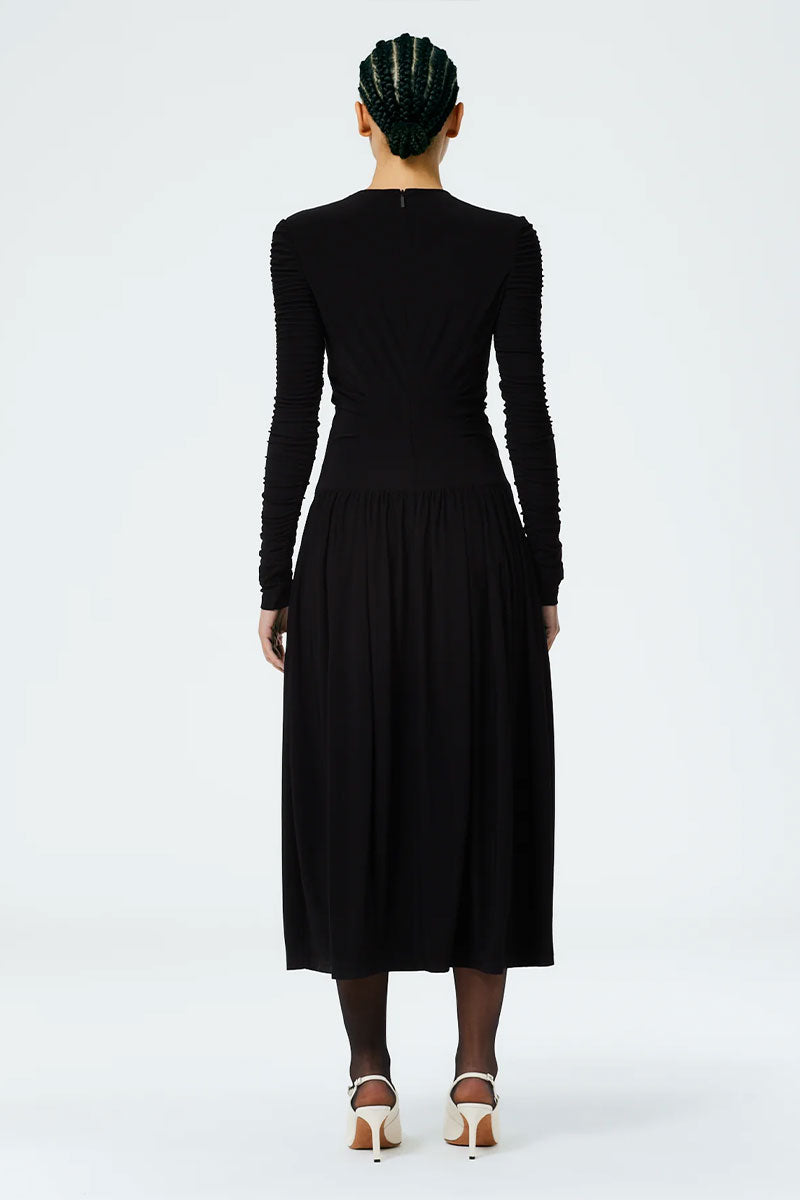 Tibi shop ruched dress