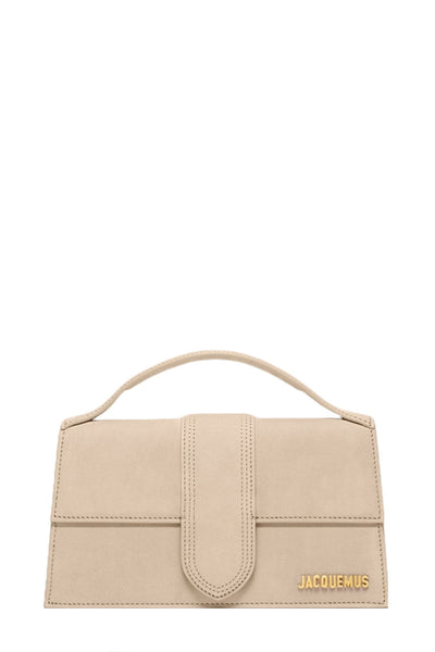 Jacquemus Le Bambino Flap Bag Small Pale Blue in Cowskin Leather