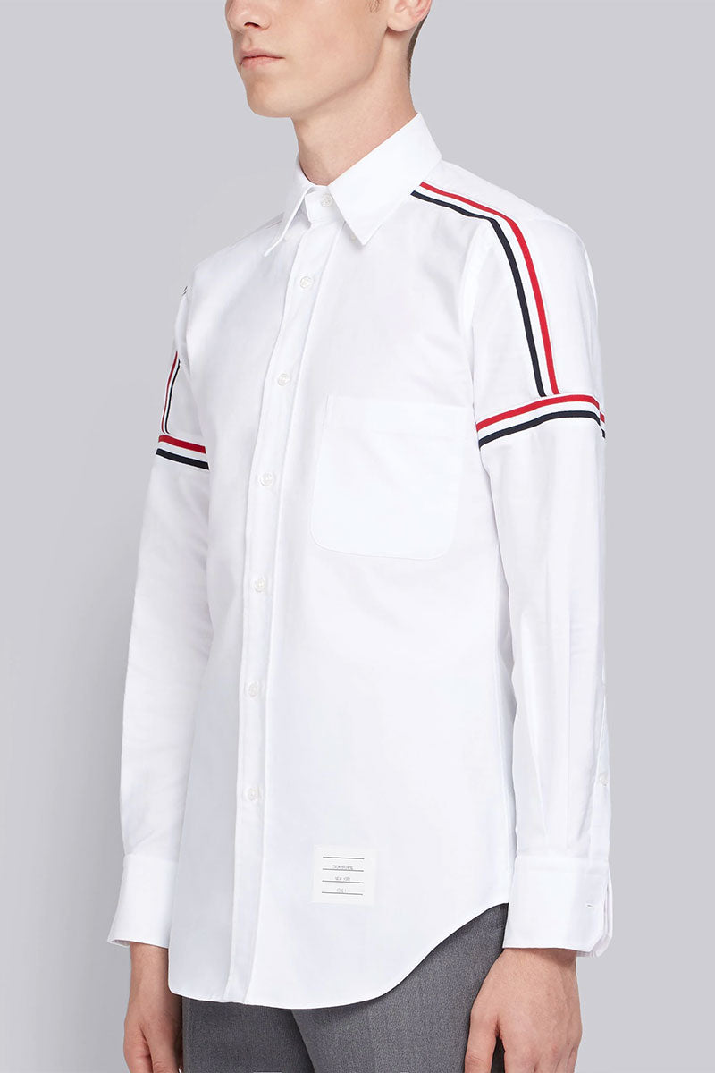 Oxford Seamed Elastic Stripe Shirt by Thom Browne – Boyds