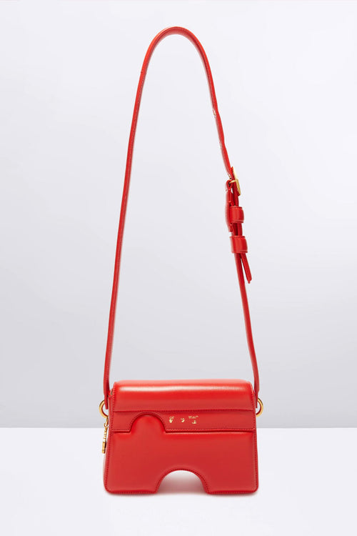 Red off white discount bag